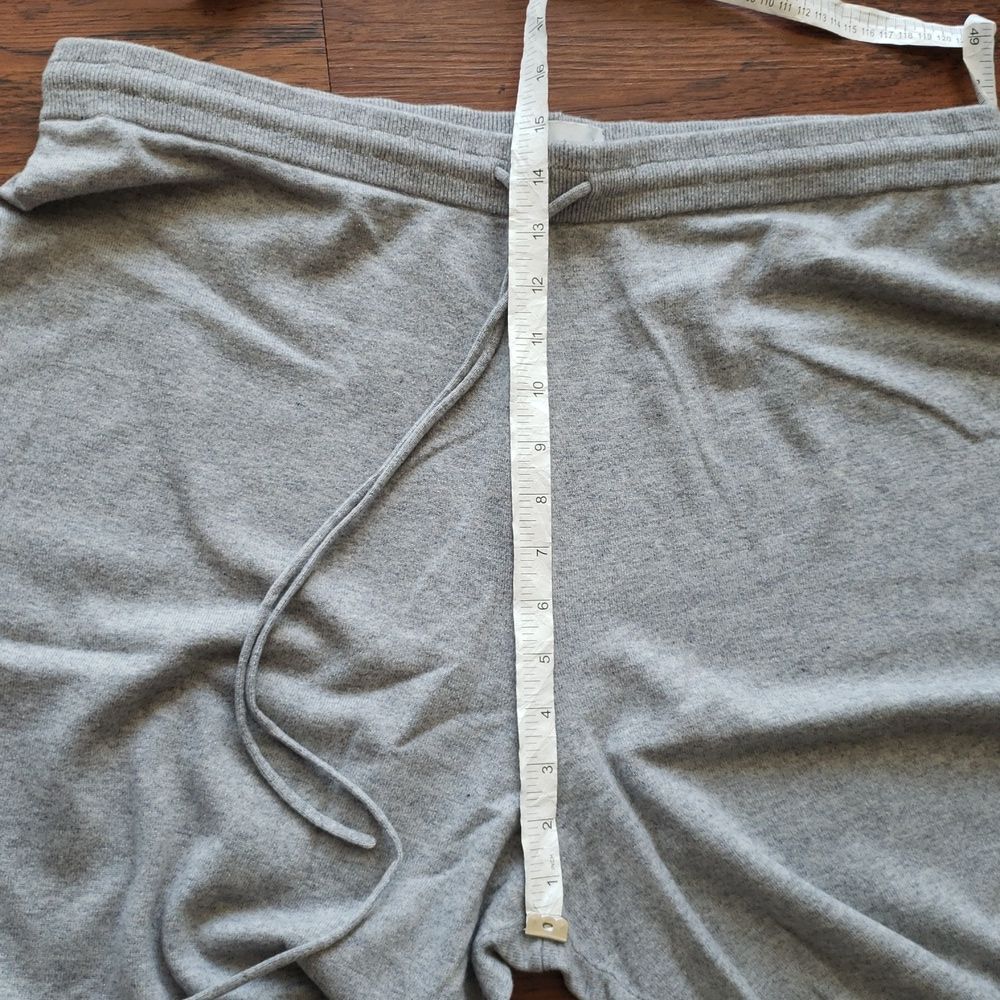St John Women's Gray Jog Pants Size XL Cashmere Wool Quiet Luxury Lounge New - Picture 5 of 6